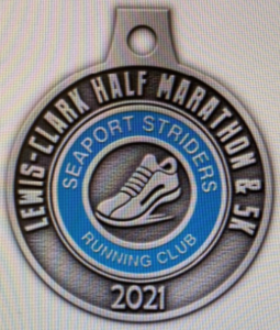 2021 LC Half Marathon Medal