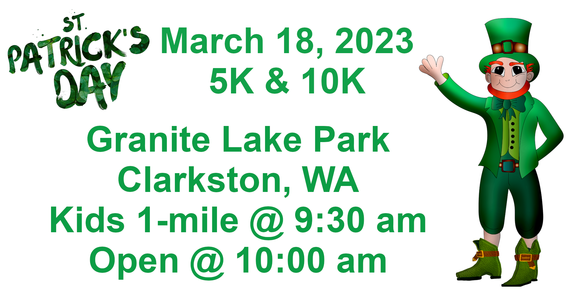 St. Patrick's Day 5K & 10K Run 2023